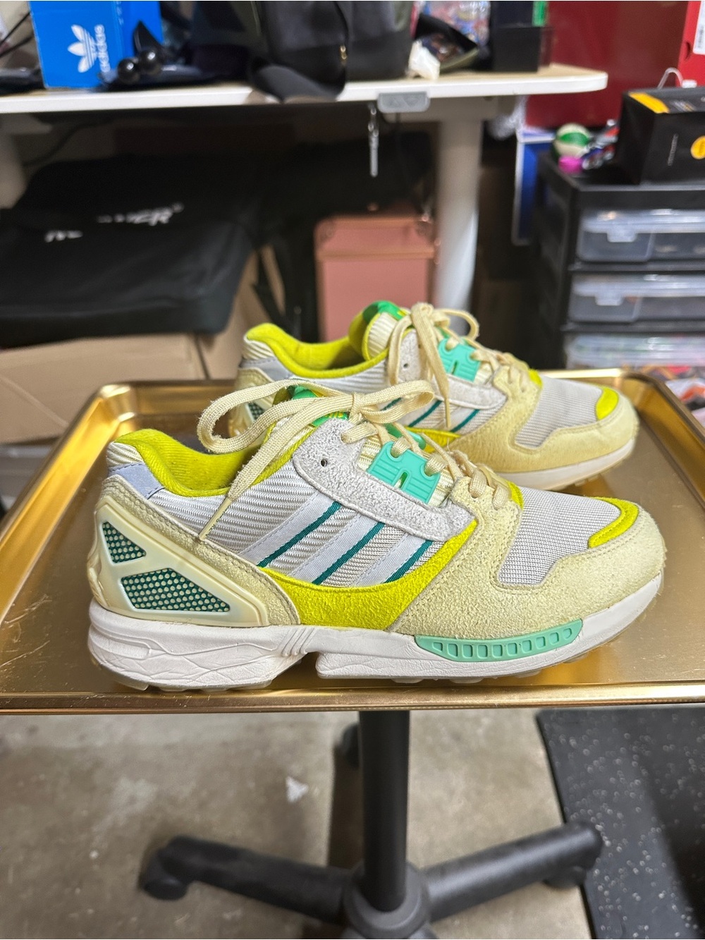 adidas ZX 8000 Frozen Lemonade Sneakers H68010 Men’s Size 7